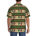 thumbnail image 3 of Easygdp Vintage Mexican Mens Short Sleeve Button Down,Cuban Shirts for Men，Men's Casual Short-Sleeved Shirt-Large, 3 of 5