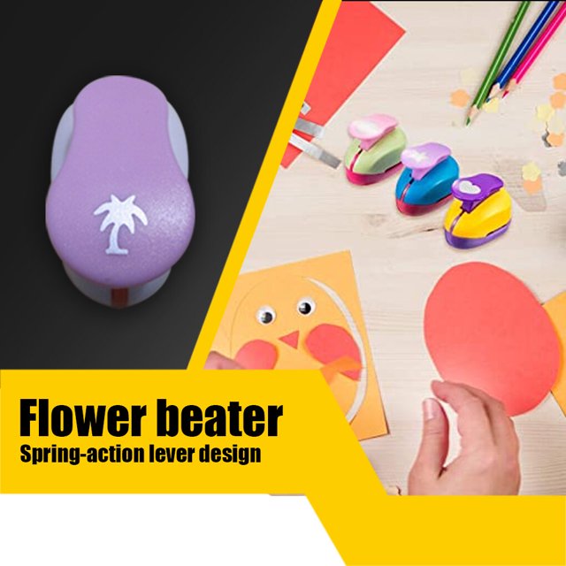 Hole Puncher Cards Labor-saving Photo Album Handmade Decoration Tool Accessories Easy and Fast Manual Tools Consistent Design coconut tree