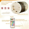 thumbnail image 5 of Yayeee Flameless Candles with Remote Flickering Battery Operated Multi Color Changing, Snow Mountains, 5 of 7