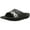 Black, variant on Oofos Mens Ooahh  Textured Sport Slide Sandals
