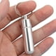 thumbnail image 5 of Mini Pastillero, Llavero De Aleación De Aluminio, Pastillero, Portátil, Plateado, Práctico Para Cápsulas De Vitamina E, Para Pastillas De Aceite De Hígado De Bacalao ANGGREK Emergency Pill Case, 5 of 8