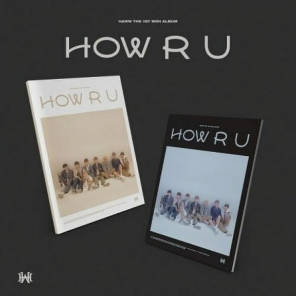 Haww - How Are You - Random Cover - incl. 52pg Photobook, 2 Photocards Postcard, Sticker - Music & Performance - CD