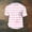 #119-Pink, variant on Ceisia Men's Fashion Casual Loose Stretch Waffle Random Print Crew Neck Short Sleeve Fitness Homewear Top Black S Gifts