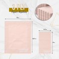thumbnail image 4 of Crown Display Peach Scalloped Napkins Disposable 20 Pcs 3-Ply Peach Scalloped Dinner Napkins Disposable Decorative for Dinners & Parties, Paper Guest Towels for Bathroom & Party Supplies, 4 of 6