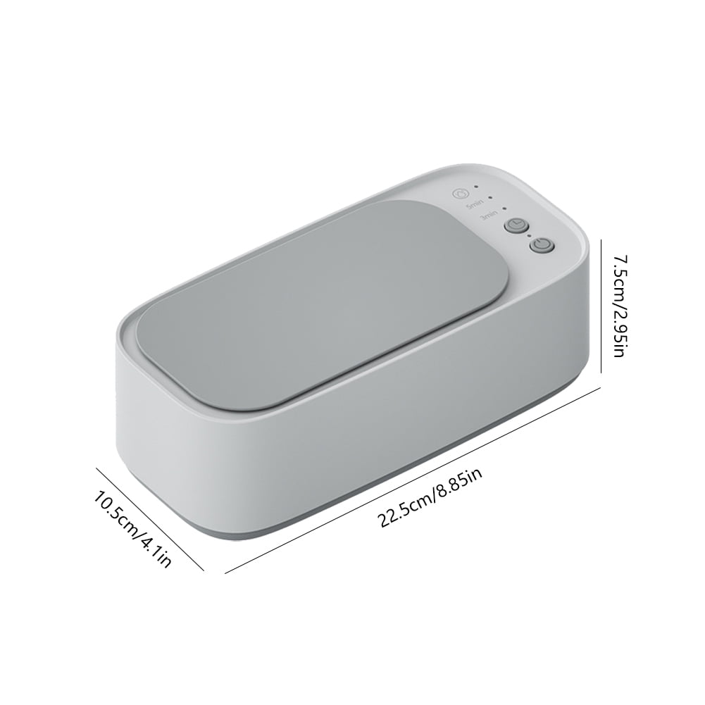 Ultrasonic Cleaners with 500ML Sink Cleaning Machine for Cleaning (White) Home Appliances