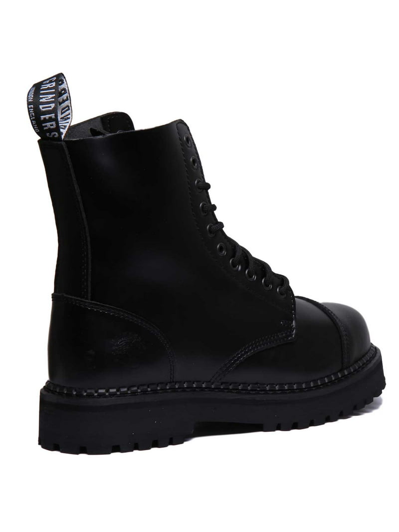 Grinders Rude Boy Boots Black / White Size 12 NWOB Grinders Stag White Rub off 10 Hole Size 4 - Etsy main image 4