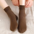 thumbnail image 4 of HNMKIU Women's Thermal Velvet Socks Cozy Lined Winter Stockings for Warmth and Comfort Coffee,One Size, 4 of 6