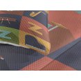 thumbnail image 3 of Ambesonne Colorful Quilted Coverlet 3 Pcs, Jazz Equipment Music, King Size, Multicolor, 3 of 4
