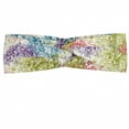 thumbnail image 1 of Floral Headband, Hydrangea Muted Tones Delicate Petals Bloom, Elastic and Soft Women's Bandana for Sports and Everyday Use, Grey Red Coconut, by Ambesonne, 1 of 3
