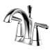 thumbnail image 3 of Ultra Faucets UF45910 4 in. Two-Handle Lavatory Faucet - Chrome, 3 of 3