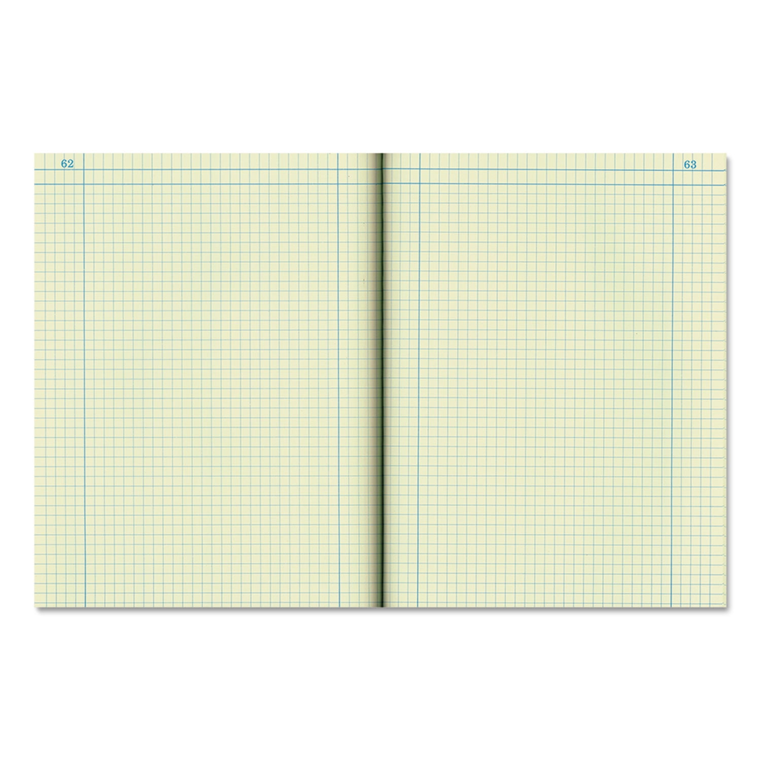 Green Paper 4 X 4 Quad 43648 75 Sheets 11.75 x 9.25 Inches Brown National Brand Computation Notebook 