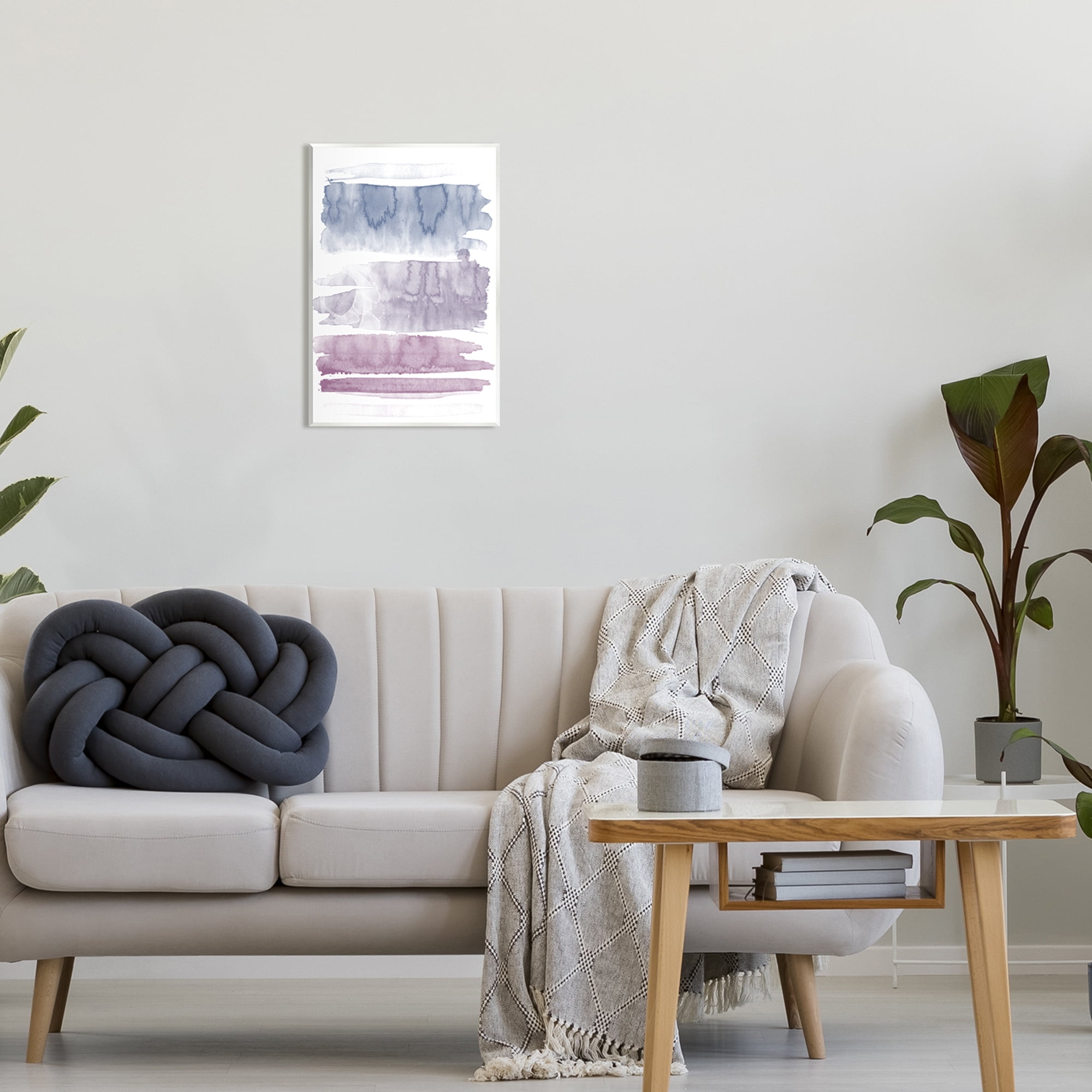 Stupell Industries Pastel Watercolor Splash Abstract Painting Unframed Art Print Wall Art, 13 x 19