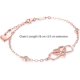 thumbnail image 2 of Pulsera de mujer Plata de ley 925 Delicada cruz religiosa Fe Infinito Símbolo de corazón Cruz lateral Dios bendiga Pulsera Confirmación Regalo para mamá Mujer Esposa Novia Vhermosa WMZL-1928-2, 2 of 4