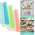 thumbnail image 2 of 12 Pcs Cabinet Silicone Mat Counter Shelves Refrigerator Liners Kitchen Fridge Mats Shelf for Cabinets Desktop, 2 of 6