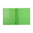 thumbnail image 3 of Plastic Folders with Pockets,9.45"x11.42" 2-Pocket Folder with Metal Fastener,Heavy Duty Durable File Folders,Waterproof Folder Perfect for Organizing and Color-Coding Documents(Green), 3 of 9