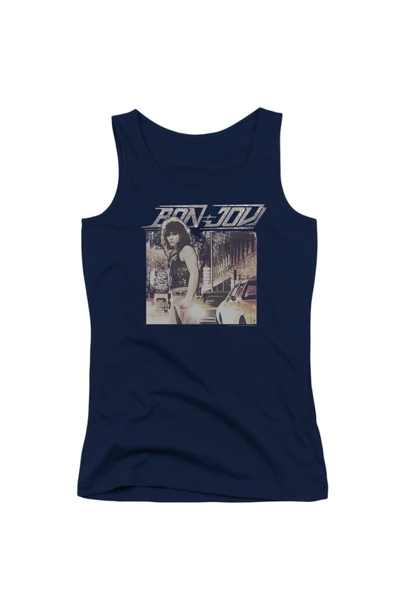 Bon Jovi - Runaway Jon - Juniors Tank Top - Large