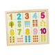 thumbnail image 4 of Juego de mesa de madera Montessori, juegos educativos, aprendizaje de matemáticas, tablero de conteo portátil, juguetes de tablero a juego para niños, Números Baoblaze Rompecabezas de tablero de conteo, 4 of 8