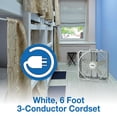 thumbnail image 4 of Air King 9723 Ventilador de caja de 3 velocidades de 20 pulgadas, blanco, 4 of 5