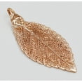 thumbnail image 5 of Real Leaf PENDANT with Chain ELM Dipped in Rose Gold Genuine Leaf Necklace, 5 of 5