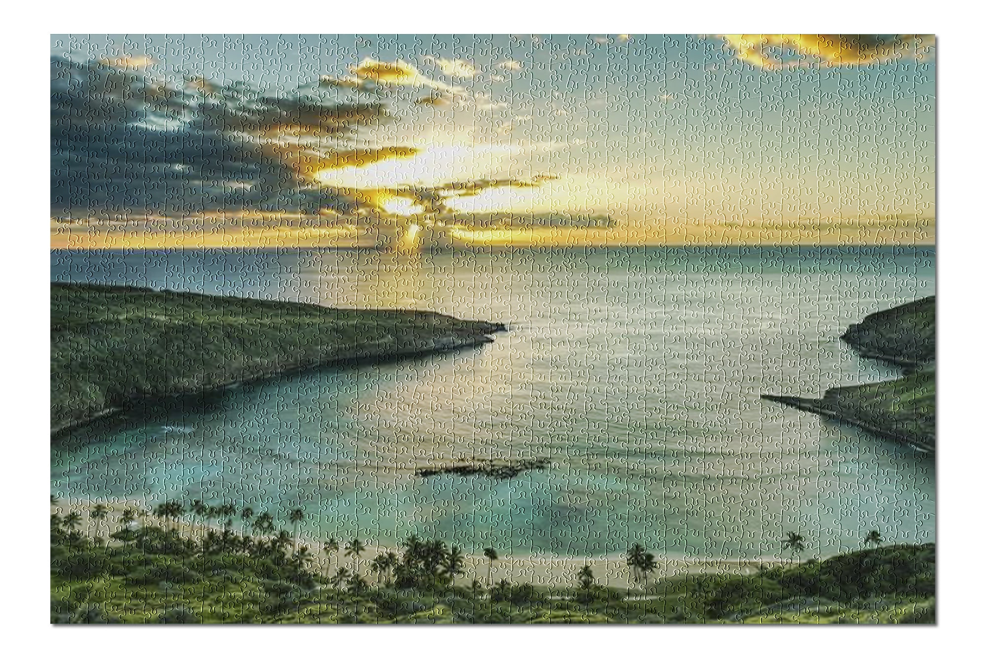 Hanauma Bay Hawaii at Sunset 9002906 (20x30 Premium 1000 Piece Jigsaw