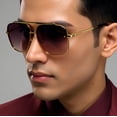 thumbnail image 3 of Classy Sunglasses Luxury Shades Retro Outdoor Driving Glasses, 3 of 7