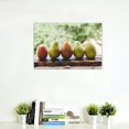 thumbnail image 2 of Kitchen Canvas Wall Art Pear Fruit Food Picture Dining Room Canvas Painting for Home Wall Decor, Pear Fruit Framed Artwork for Kitchen Restaurant Decoration Ready to Hang (12" Hx18 W), 2 of 6