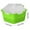 🔥 Green_Base#10803, variant on Hydroponic Sprout Growing Tray | Seed Germination Planter Box with Lid | Durable Eco-Friendly Plastic | Fine Mesh for Beans Grains | Ventilated Design | 19x19x9cm | 1 Pack | Green Yellow