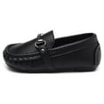 thumbnail image 6 of Odema Toddler Boys Soft Split Leather Slip-On Loafer Boat Dress Shoes, 6 of 6