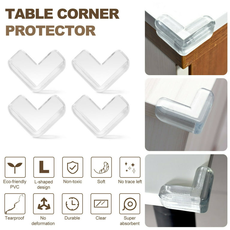 Alise 20Pcs Rubber Safety Corner Protectors with Thickened Adhesive Ba –  Alisen Home