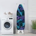 thumbnail image 3 of HELLHERO Ironing Board Cover, Standard Size Iron Board Covers with Heavy Duty Adjustable Elastic Edges, Heatproof Ironing Board Covers for Smooth Ironing(Dragonflies, 15"x54"), 3 of 5