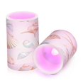 thumbnail image 7 of Yayeee Flameless Candles with Remote Flickering Battery Operated Multi Color Changing, Gray Seashell, 7 of 7