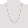 thumbnail image 2 of 10k Yellow Gold 2.75mm Extra Light Rope Chain Necklace Pendant Charm, 2 of 9