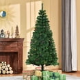 thumbnail image 2 of HOMCOM 6FT Christmas Tree Holiday Seasonal Indoor Metal Stand, 2 of 10