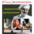 thumbnail image 2 of Guantes de corte ohsuni resistentes a cortes aptos para uso alimentario, 5 pares, 2 of 7