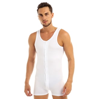mens dress shirt onesie Amazon.com: Oyolan Mens One-Piece Turn-Down Collar Long Sleeves Button Down Casual Bodysuit Romper Dress Shirt Tops Black Medium : Clothing, Shoes & Jewelry