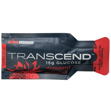 Glucose Gel Transcend Strawberry 15 Gram Packet