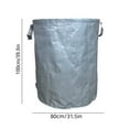 thumbnail image 3 of Bolsa reutilizable para hojas de jardín con asa reforzada, plegable y portátil. Ideal para recoger hojas en césped y jardines, y para la limpieza del hogar. Capacidad: 132 galones. Bolsa de almacenami, 3 of 6