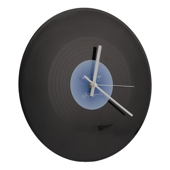 12 Inch Musical Wall Clock, Plastic Silent Wall Clock, Battery Operated, Unique Music Room Decoration, Wall Hanging Decor