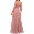 thumbnail image 5 of XIYON Dresses For Women Elegant Long Casual Dress With Lace Panels Waist Defining Formal Gown For And Evening Events Vacation, 5 of 6