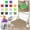 Beige - 40x40cm, variant on 4pcs Outdoor Seat Cushion 15.8" Square Tie Chair Pad Wear-Resistant Polyester Seat Mat Washable Soft Cushion for Bistro Patio Indoor Home Use Green