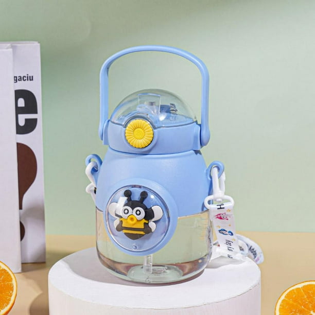 Taza de Plástico TQEHS con Dibujos Animados 900 ml Cápsula Espacial Niño y Niña