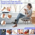 thumbnail image 2 of XIRQI Plantar Fasciitis Night Splint,Upgraded Adjustable Foot Brace for Pain Relief,Drop Foot,Achilles Tendonitis & Heel Spur Relief for Women & Men (Black and Pink Versatile Fit for Everyone), 2 of 7