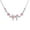 B, variant on Necklace for Women Women'S Jewelry Bow Zircon Necklace Adjustable Bow Beaded Chain Necklace Gold And Silver Friendship Necklace Women Fashion Necklace Necklace For All Women