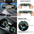 thumbnail image 6 of Yuyamidu Boho Car Seat Cover Set of 16 Hummingbird Car Sunshade Steering Wheel Cover Seat Belt Strap Pad Gear Shift Hand Brake Cover Rearview Mirror Accessories Cup Holder Key Chain, 6 of 7