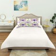 thumbnail image 6 of Purple Butterfly Pattern King Size Pillowcase Ultra Soft Silky Fabric Wrinkle Fade Resistant 20x40in, 6 of 9