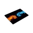 thumbnail image 3 of CADecor Fire Fist Vs Water Fist Premium Non-Slip Doormat 30x18 inches, 3 of 3