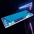 thumbnail image 1 of 61 teclas 2,4G teclado inalámbrico/con cable RGB retroiluminado teclado inalámbrico PC teclado Kit, 1 of 6