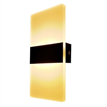 

MIXFEER Modern Wall Sconces LED Wall Lamp 6W Indoor Up Down Hallway Lighting Wall Mounted Lights for Bedroom Living Room Corridor Bedside Decoration