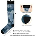 thumbnail image 3 of 1 Pairs Shark Compression Socks for Women Men Knee High Stocking for Running, Athletic, Medical Gift, 3 of 7