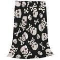 thumbnail image 2 of Zufioo black white Skull bone Fleece Blanket Queen Size,Plush Bed Blanket,Ultra Soft Throw Blanket,Plush Fuzzy Cozy Blanket Perfect for Bed,Couch-40"x30", 2 of 7